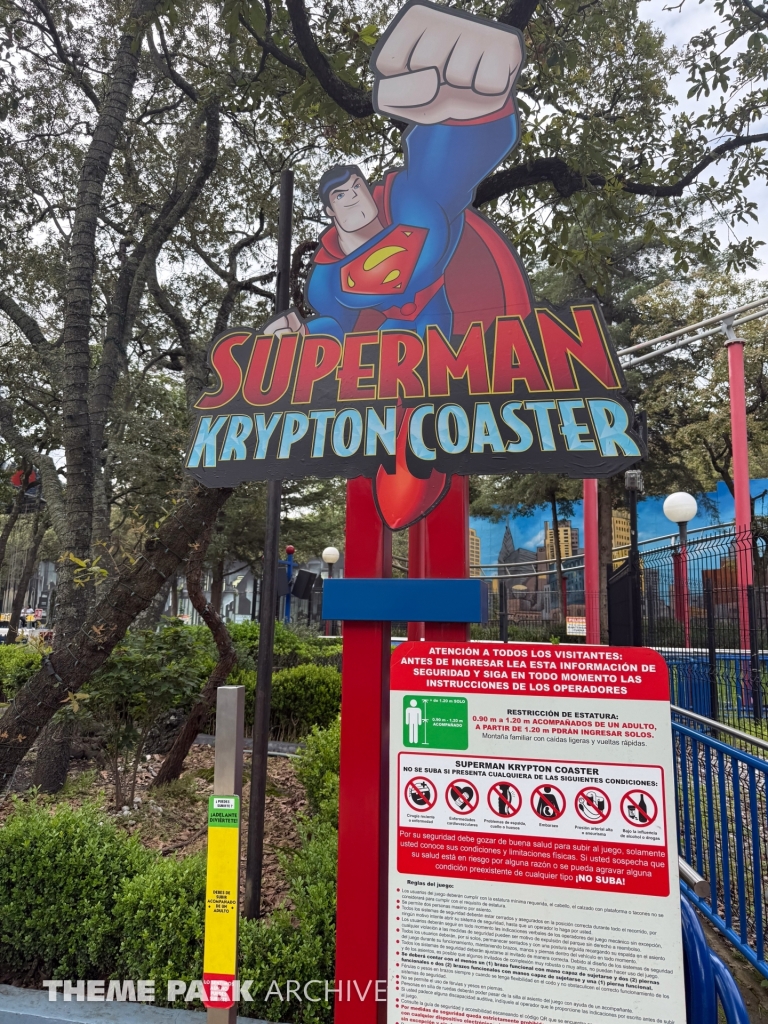 Superman Krypton Coaster at Six Flags Mexico