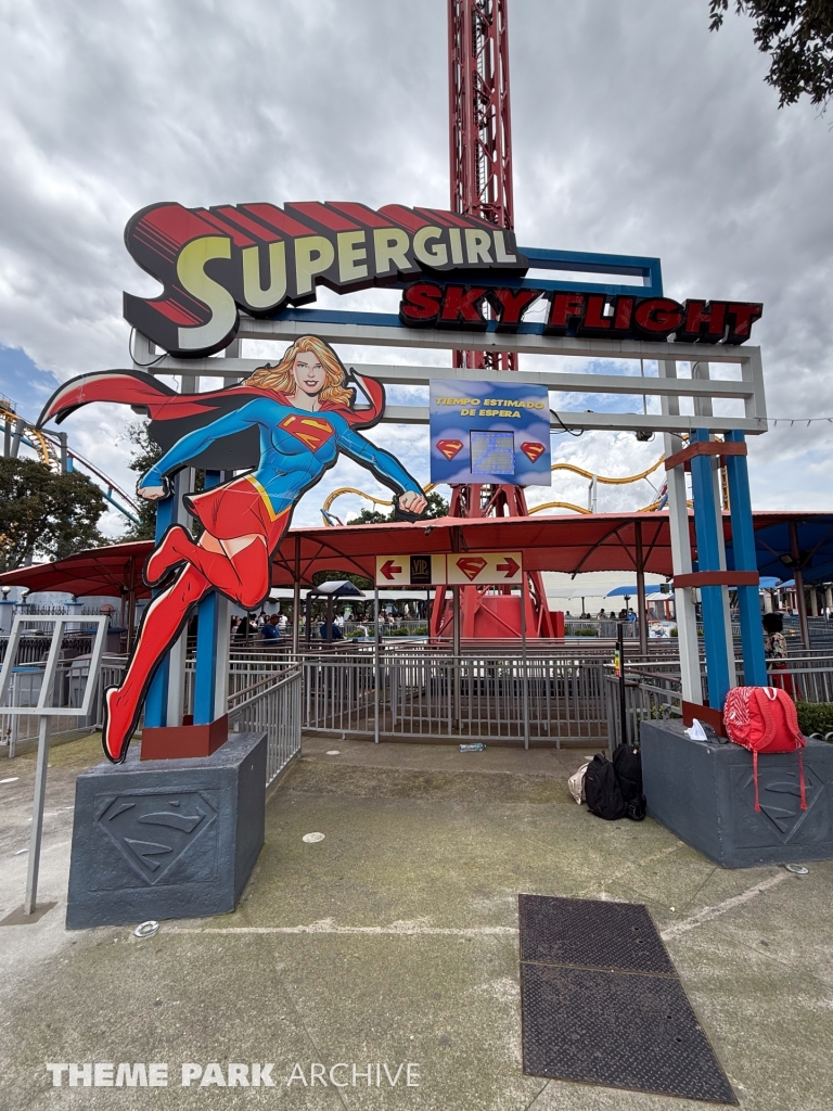 Supergirl Sky Flight at Six Flags Mexico
