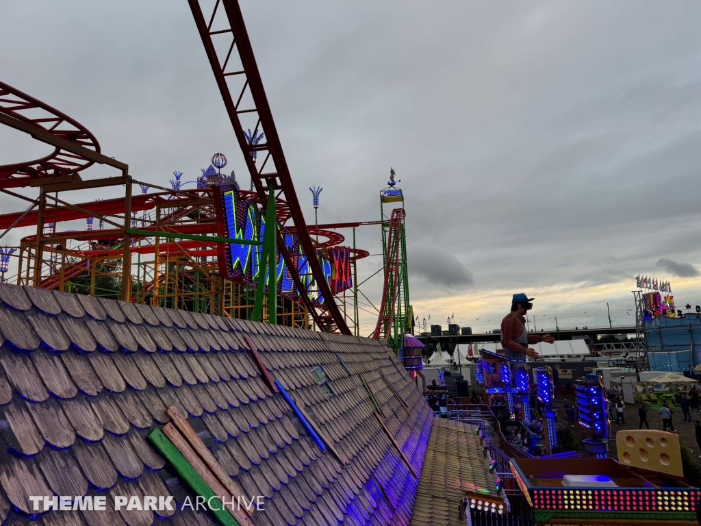 Wilde Maus XXL at Rheinkirmes Funfair