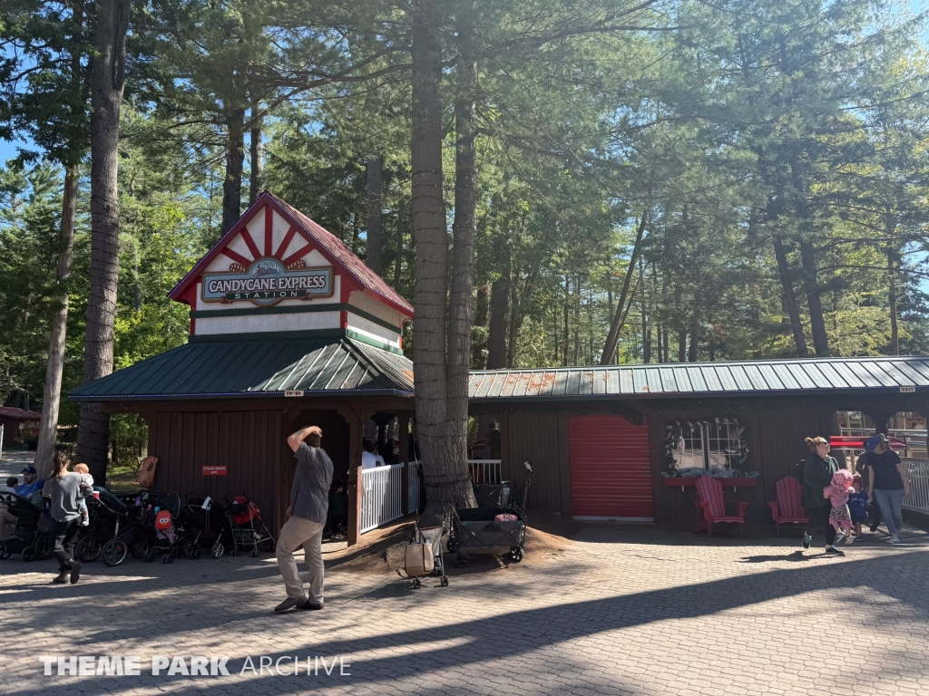 Candy Cane Express at Santa's Village Muskoka's Theme Park