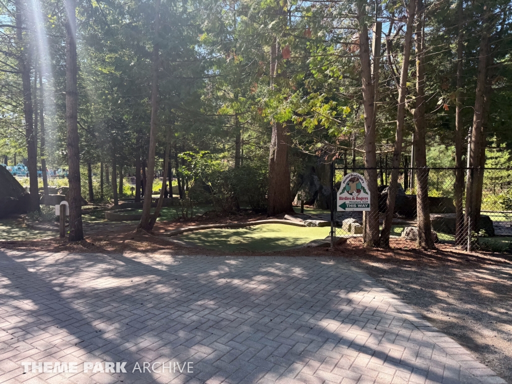 Birdies and Bogies Mini Golf at Santa's Village Muskoka's Theme Park