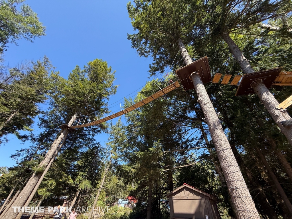 Zip Lines and Aerial Park at Santa's Village Muskoka's Theme Park