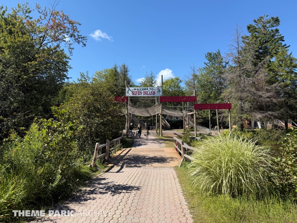 Elves Island at Santa's Village Muskoka's Theme Park