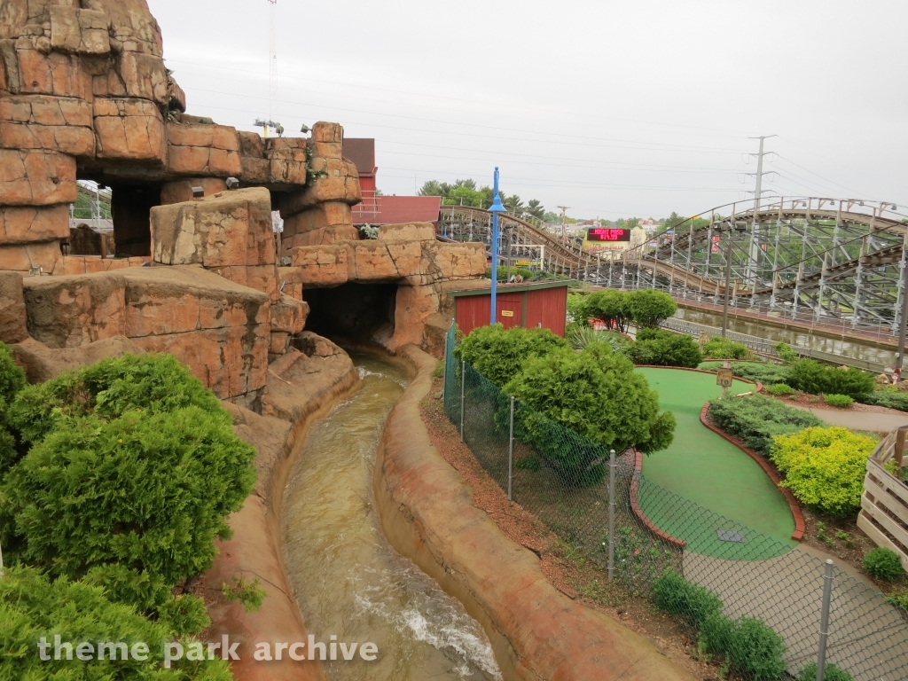 Timber Wolf Howling Log Flume at Timber Falls Adventure Park