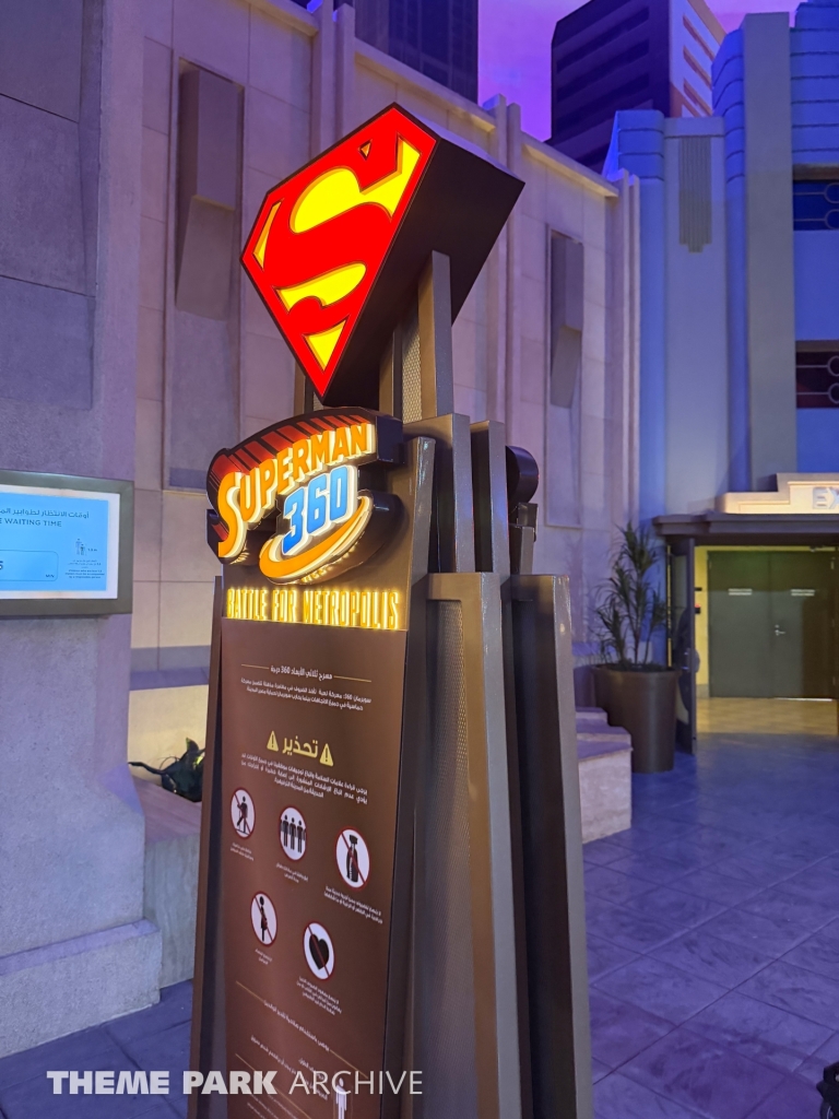 SUPERMAN 360 Battle For Metropolis at Warner Bros. World Abu Dhabi