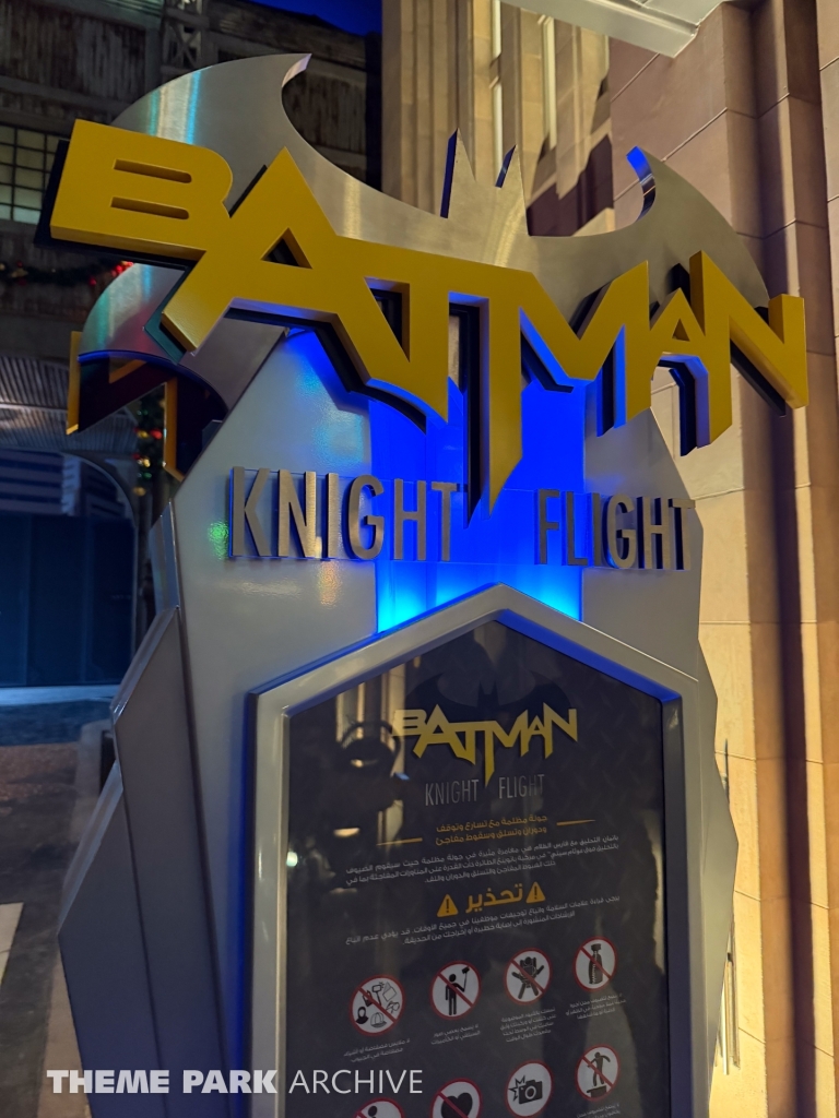 BATMAN Knight Flight at Warner Bros. World Abu Dhabi
