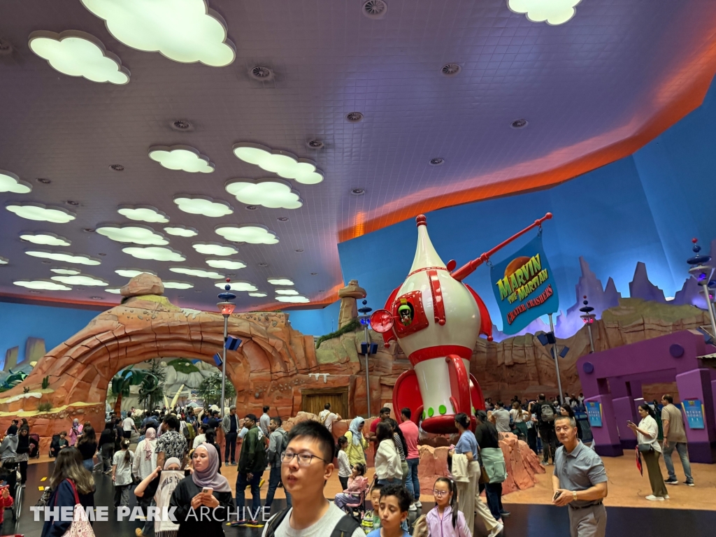 MARVIN THE MARTIAN Crater Crashers at Warner Bros. World Abu Dhabi