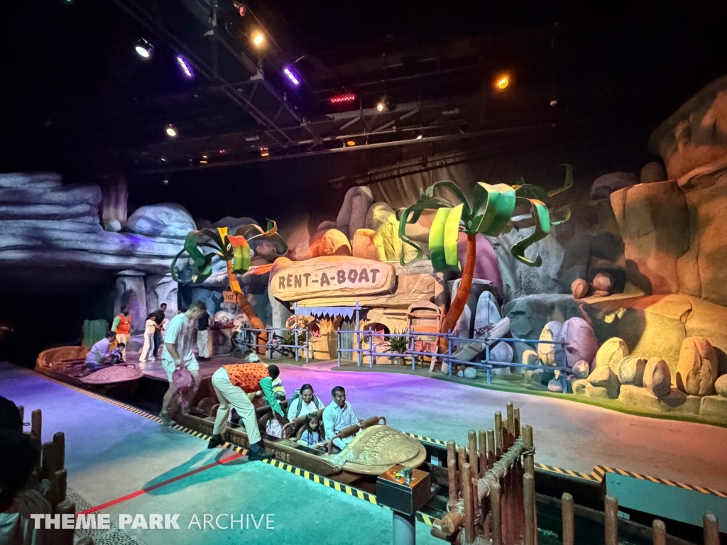THE FLINTSTONES Bedrock River Adventure at Warner Bros. World Abu Dhabi