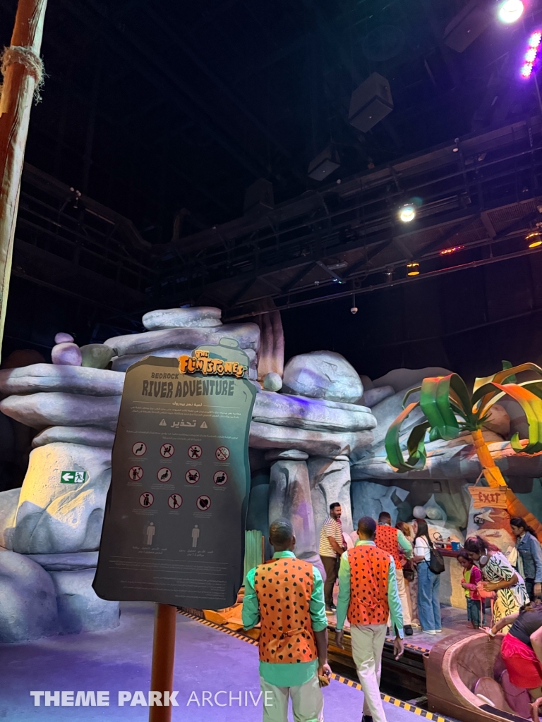 THE FLINTSTONES Bedrock River Adventure at Warner Bros. World Abu Dhabi