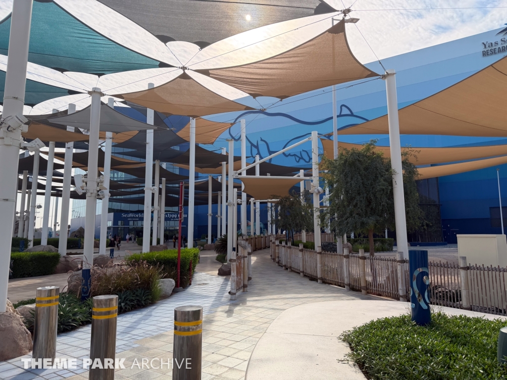 Entrance at SeaWorld Yas Island