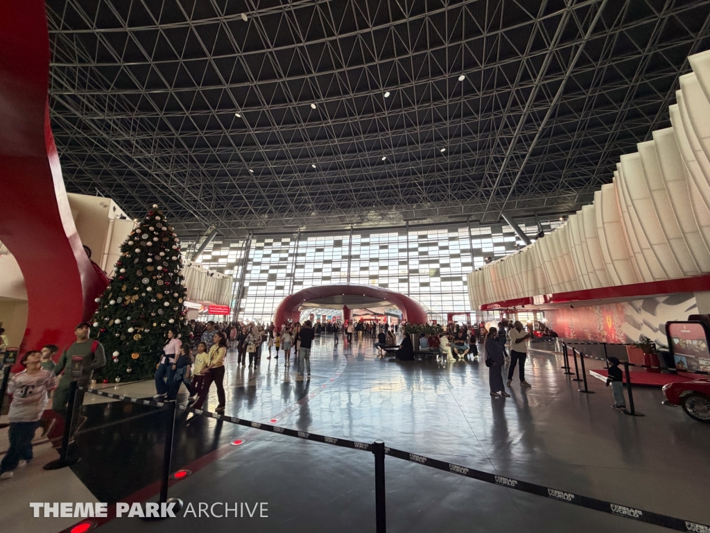 Entrance at Ferrari World Yas Island