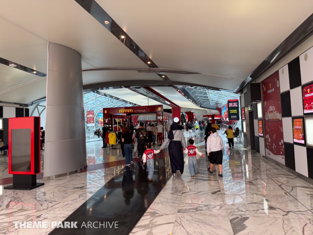 Entrance at Ferrari World Yas Island