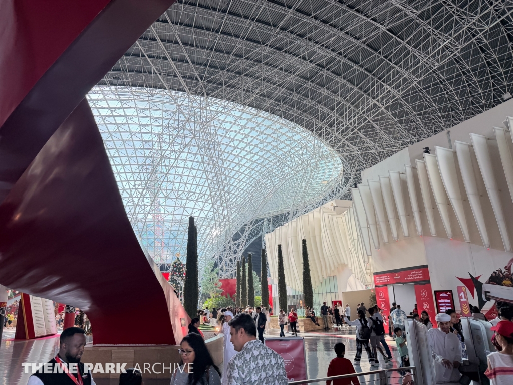 Entrance at Ferrari World Yas Island