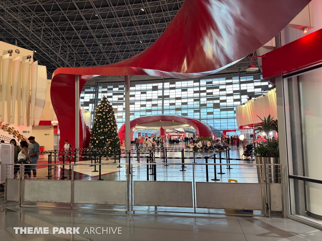 Entrance at Ferrari World Yas Island