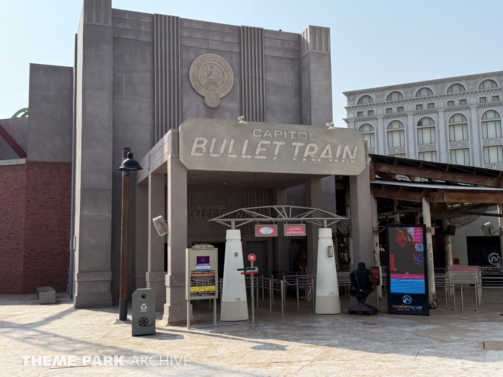 Capitol Bullet Train at Motiongate Dubai