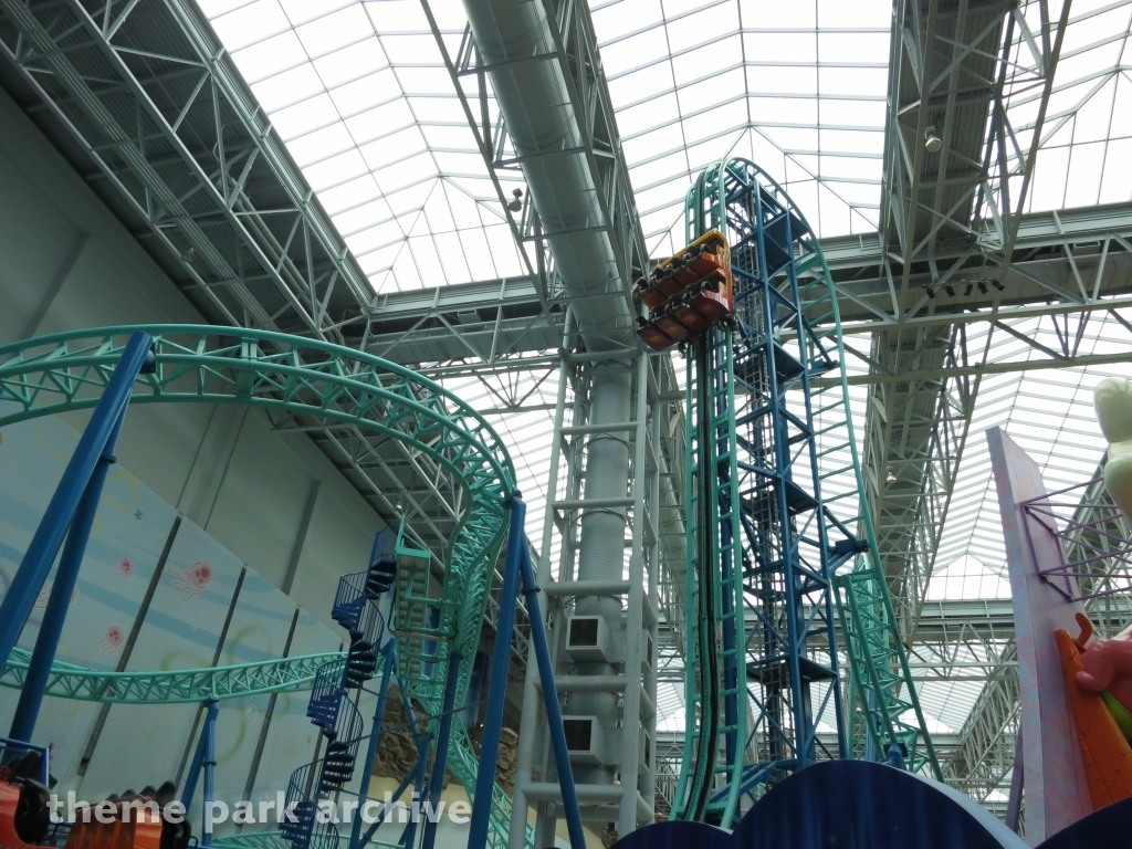 SpongeBob SquarePants Rock Bottom Plunge at Nickelodeon Universe at Mall of America