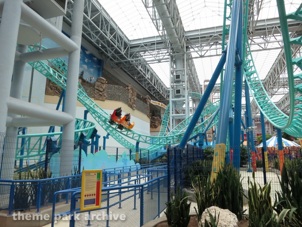 SpongeBob SquarePants Rock Bottom Plunge at Nickelodeon Universe at Mall of America