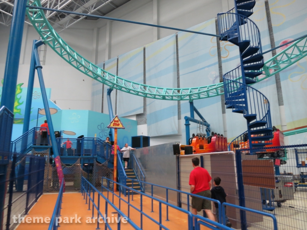 SpongeBob SquarePants Rock Bottom Plunge at Nickelodeon Universe at Mall of America