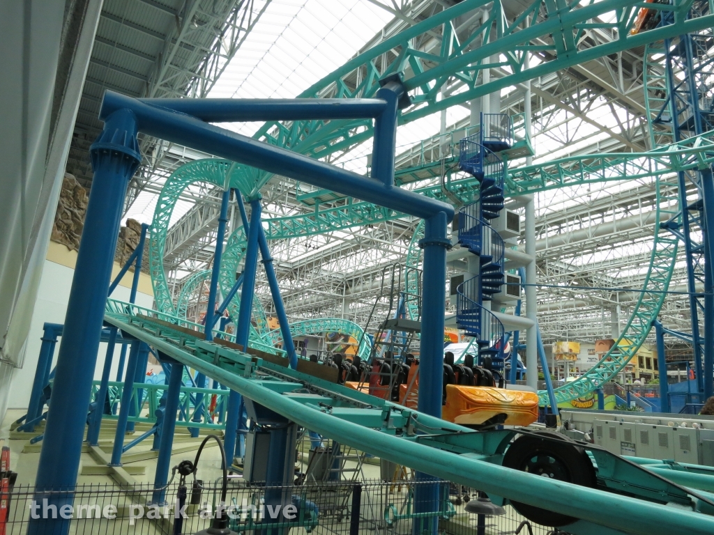 SpongeBob SquarePants Rock Bottom Plunge at Nickelodeon Universe at Mall of America