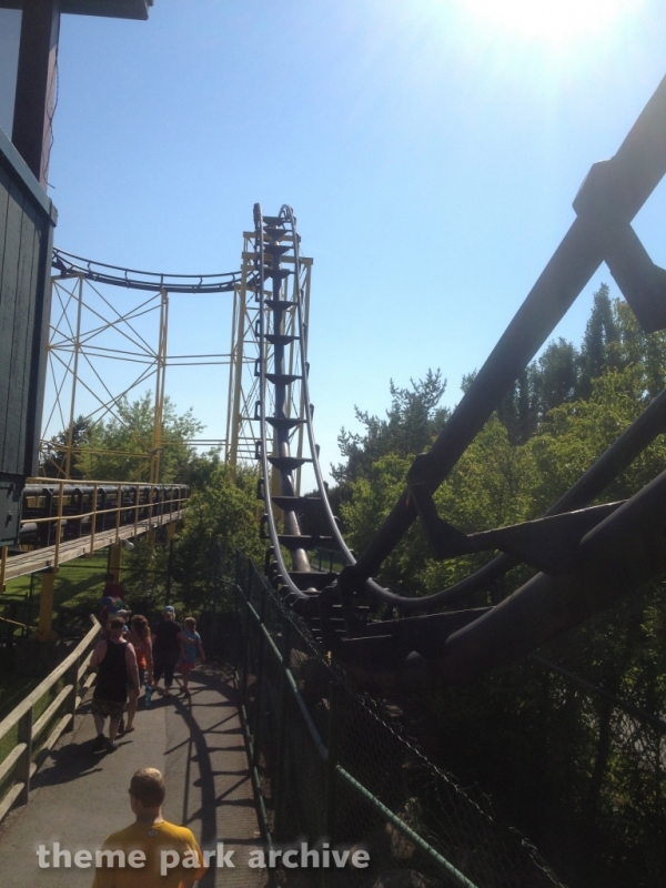 Corkscrew at Silverwood Theme Park and Boulder Beach Waterpark