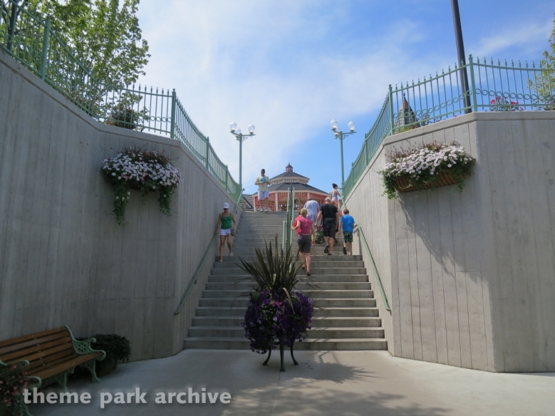 Main Street at Silverwood Theme Park and Boulder Beach Waterpark