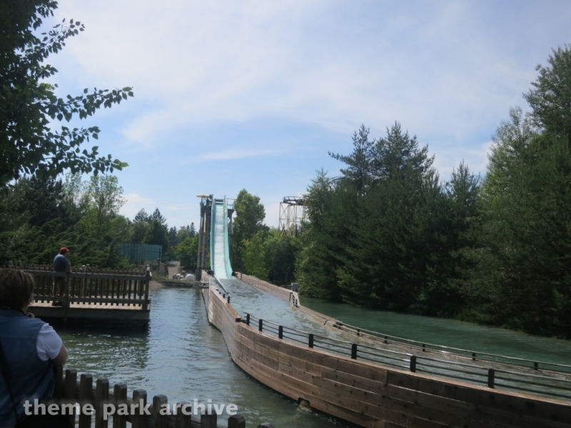 Log Flume at Silverwood Theme Park and Boulder Beach Waterpark