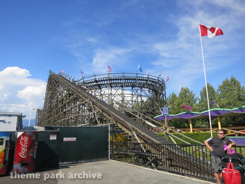 Wooden Roller Coaster at Playland P.N.E.