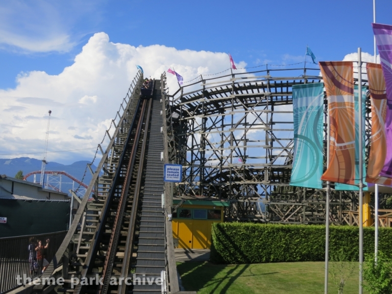 Wooden Roller Coaster at Playland P.N.E.