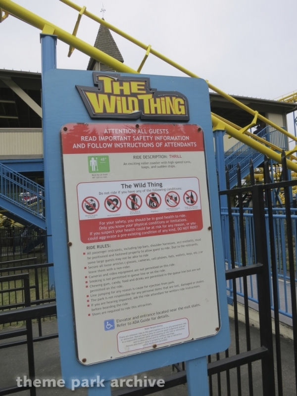The Wild Thing at Wild Waves Theme Park