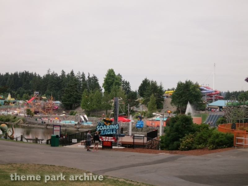 Soaring Eagle Zip Line at Wild Waves Theme Park