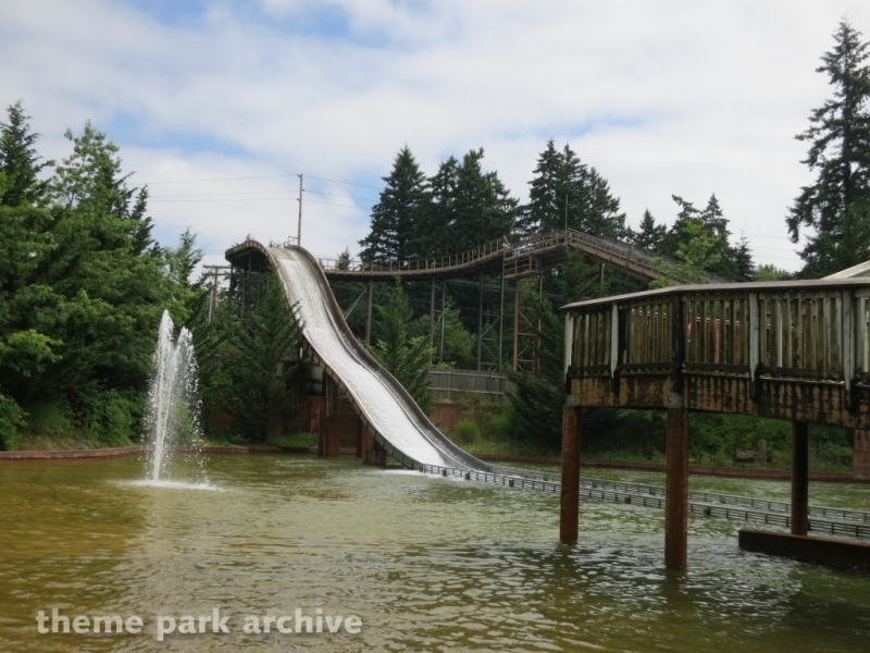 Lumberjack Falls at Wild Waves Theme Park