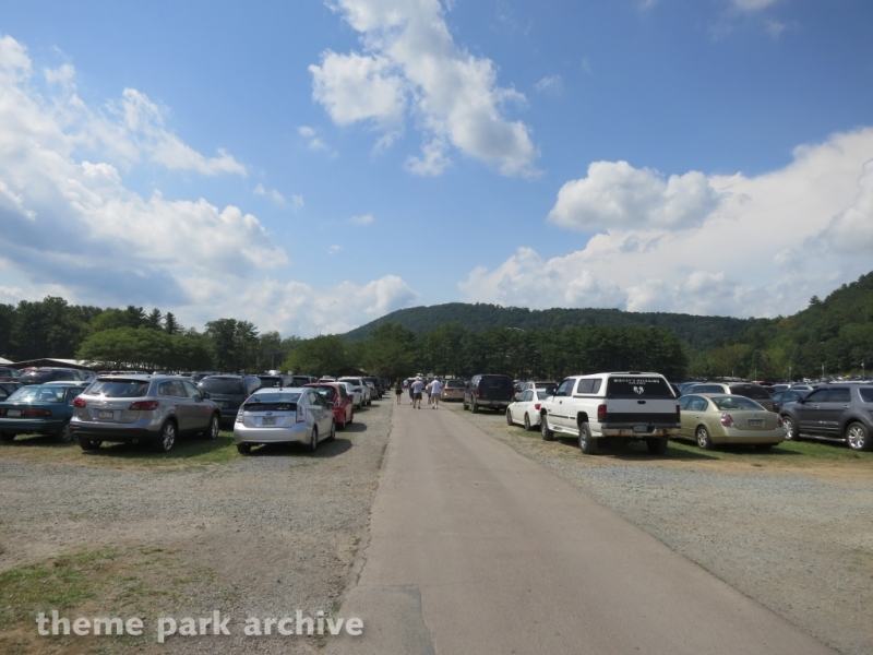 Parking at Knoebels Amusement Resort