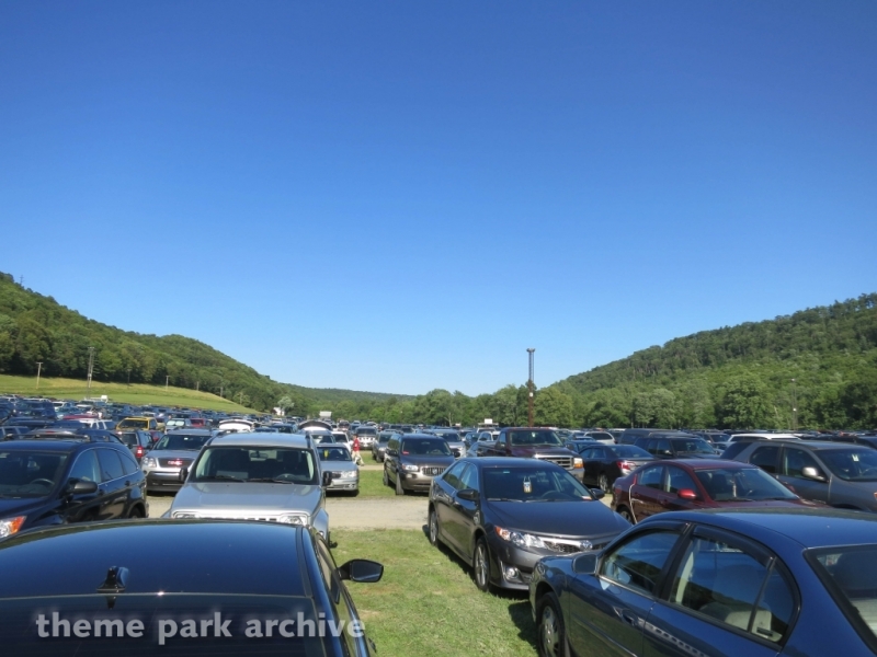 Parking at Knoebels Amusement Resort