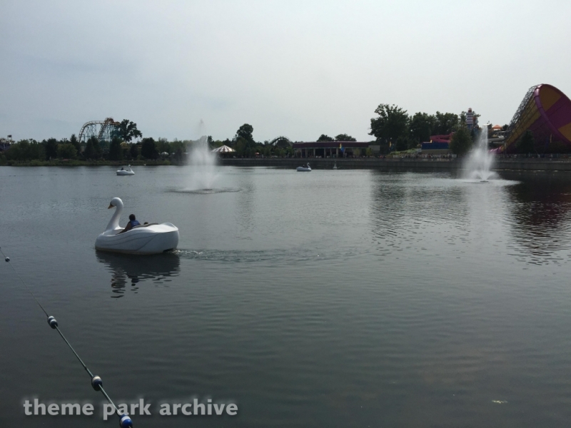 Swan Boats at Michigan's Adventure