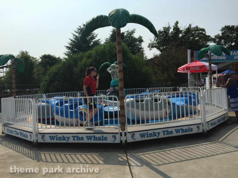 Winky the Whale at Michigan's Adventure