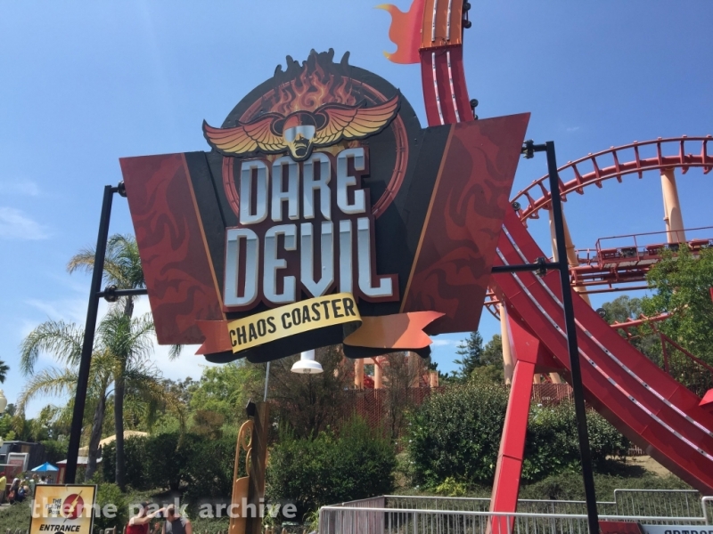 Dare Devil Chaos Coaster at Six Flags Discovery Kingdom