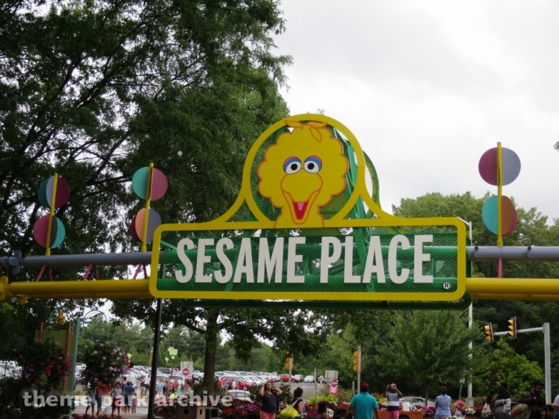 Entrance at Sesame Place Philadelphia