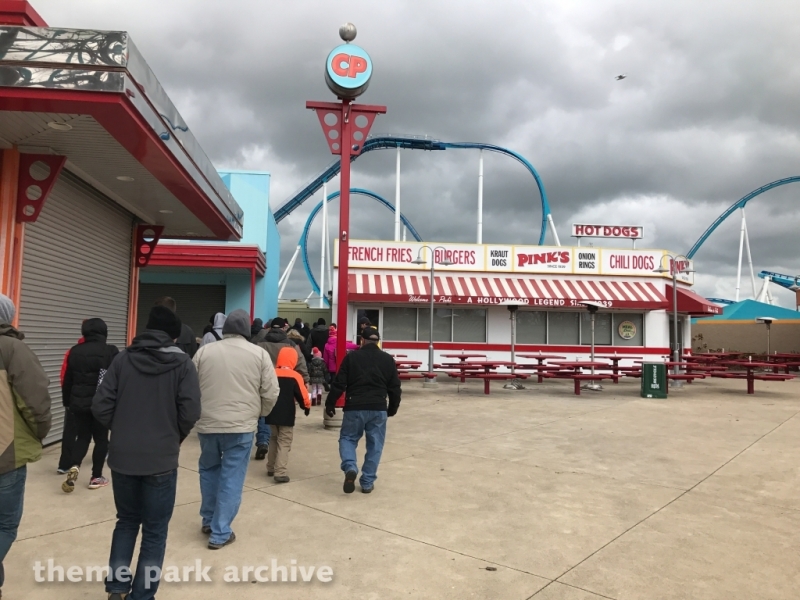 Pink's Hot Dogs at Cedar Point