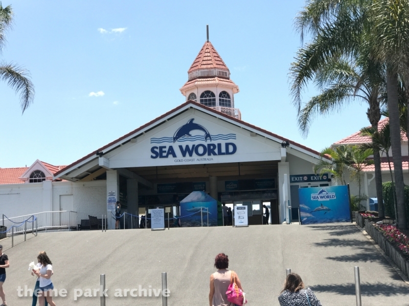 Entrance at Sea World Gold Coast