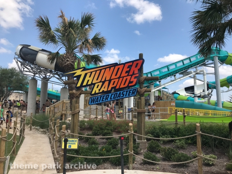 Thunder Rapids Water Coaster at Six Flags Fiesta Texas