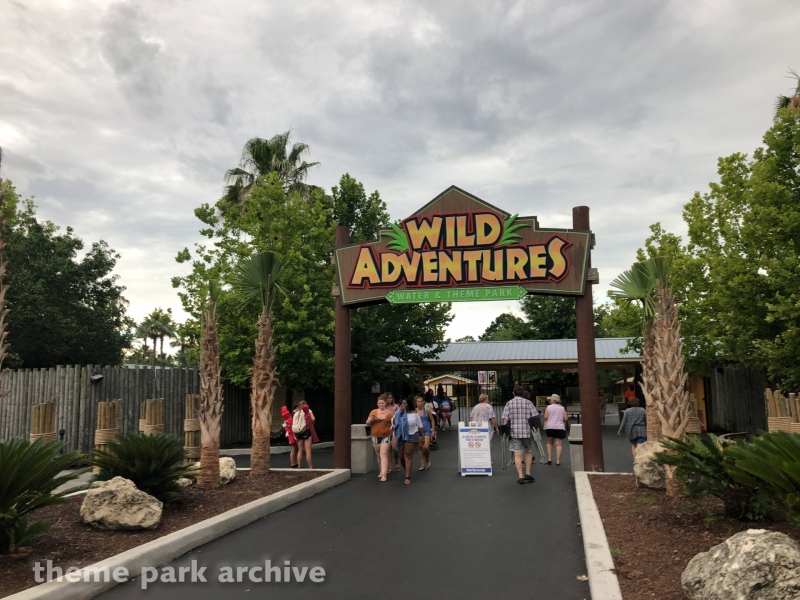 Entrance at Wild Adventures