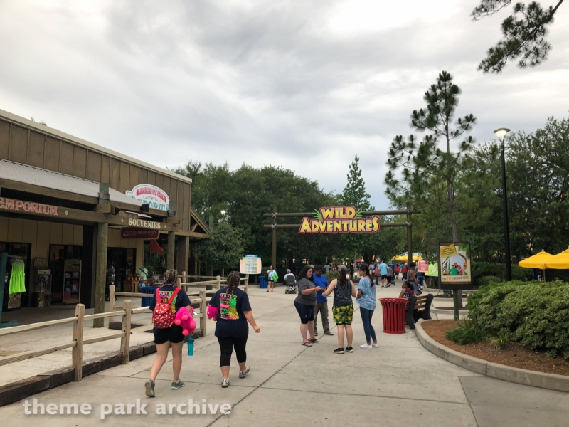 Entrance at Wild Adventures