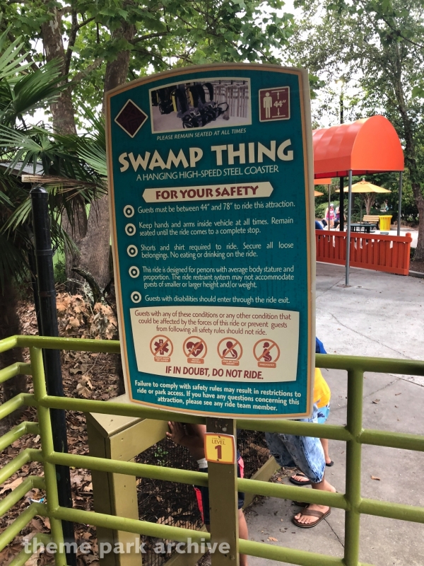Swamp Thing at Wild Adventures