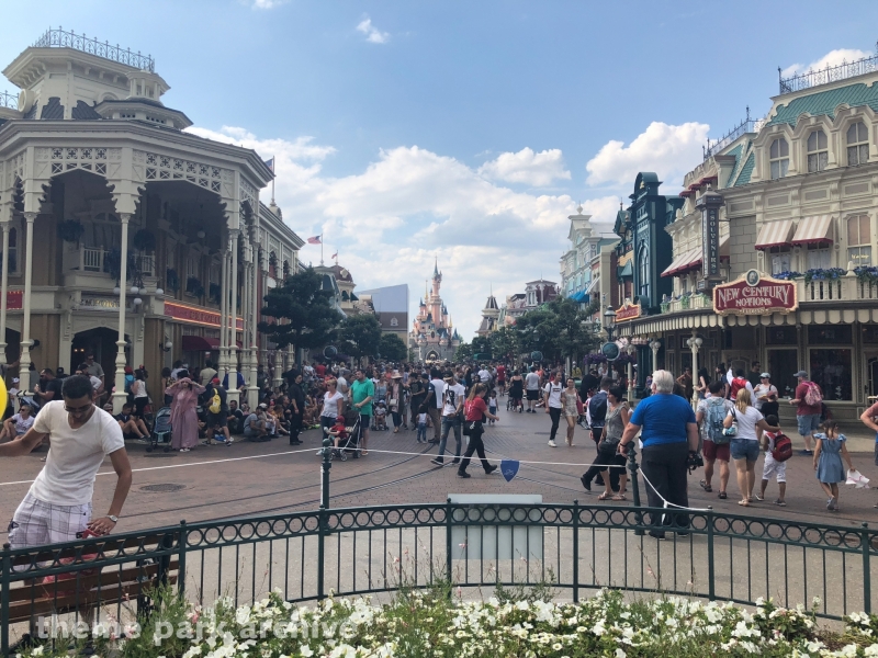 Main Street USA at Disneyland Paris