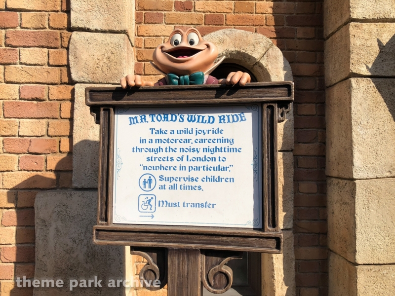 Mr. Toad's Wild Ride at Disneyland