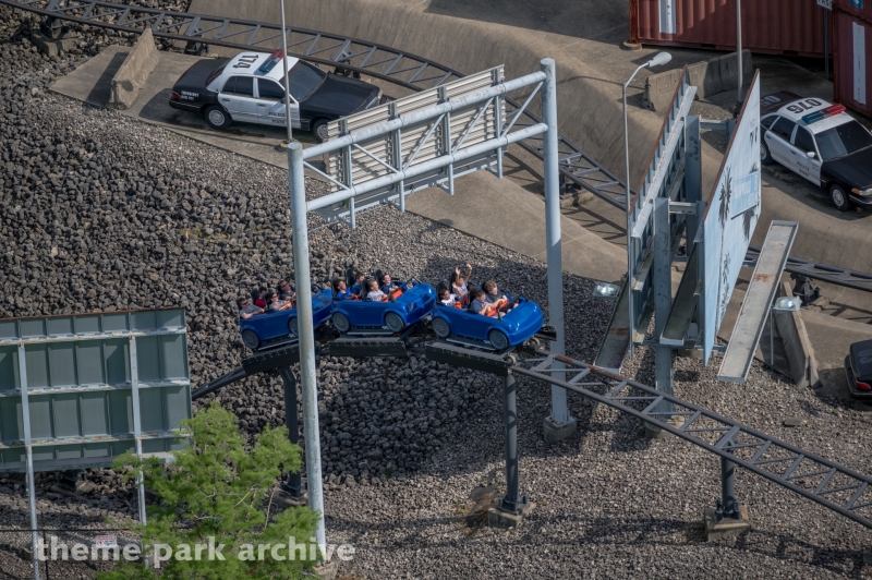 Backlot Stunt Coaster at Kings Island Theme Park Archive