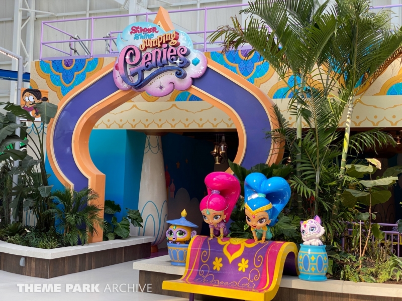 Shimmer & Shine Jumping Genies at Nickelodeon Universe at American Dream