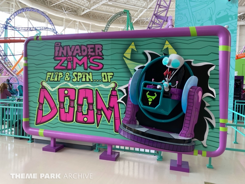 Invader Zim's Flip & Spin of Doom at Nickelodeon Universe at American Dream