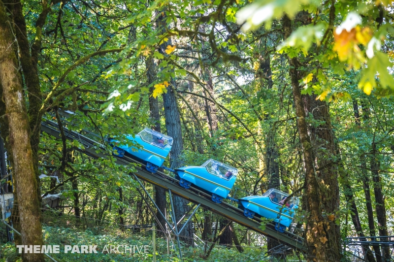 Ice Mountain Bobsled Roller Coaster at Enchanted Forest