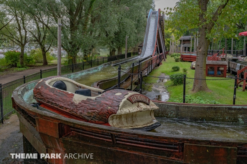 Log Flume Ride at Centreville Amusement Park